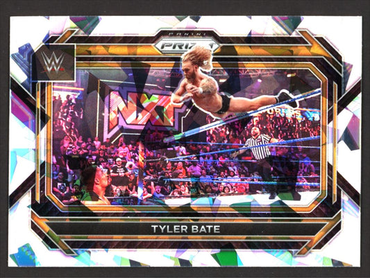 Tyler Bate Cracked Ice 2023 Panini Prizm WWE Card # 81