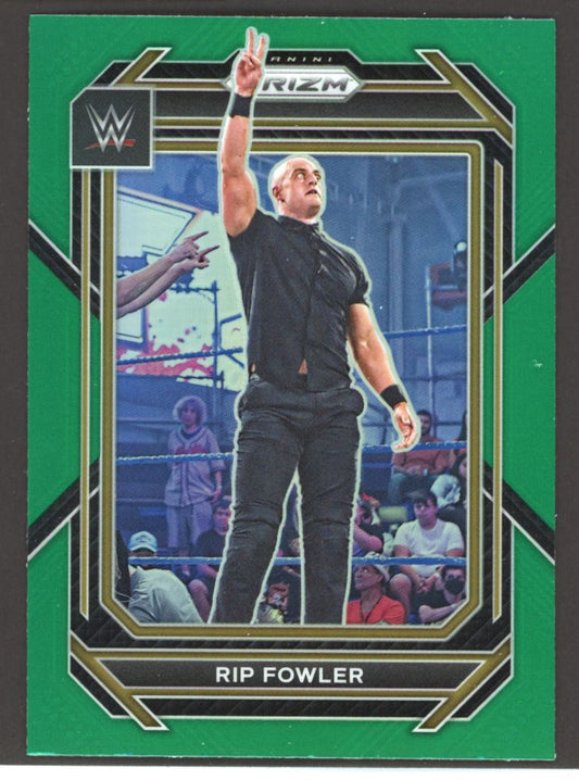 Rip Fowler Green Prizm 2023 Panini Prizm WWE Card # 164