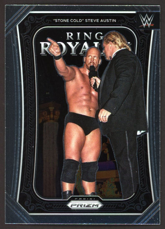 Stone Cold Steve Austin Ring Royalty 2023 Panini Prizm WWE Card # 1