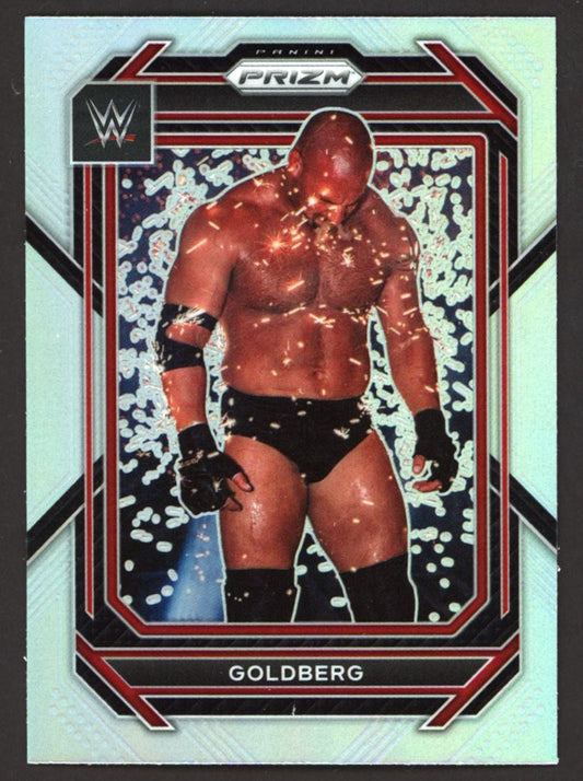 Goldberg Silver Prizm 2023 Panini Prizm WWE Card # 175