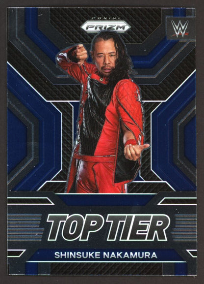 Shinsuke Nakamura Top Tier 2023 Panini Prizm WWE Card # 12