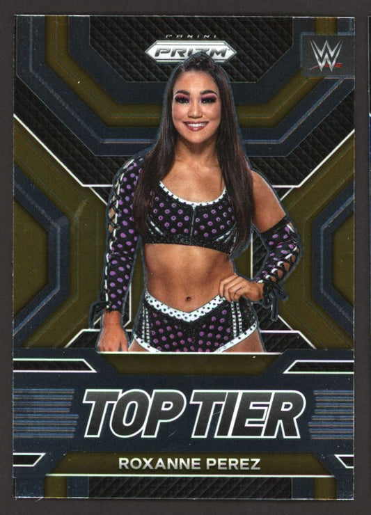 Roxanne Perez Top Tier 2023 Panini Prizm WWE Card # 8