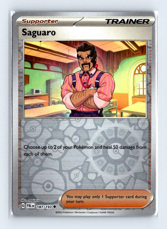 Saguaro Reverse Holo 2023 Scarlet & Violet Series - Paldea Evolved Card # 187