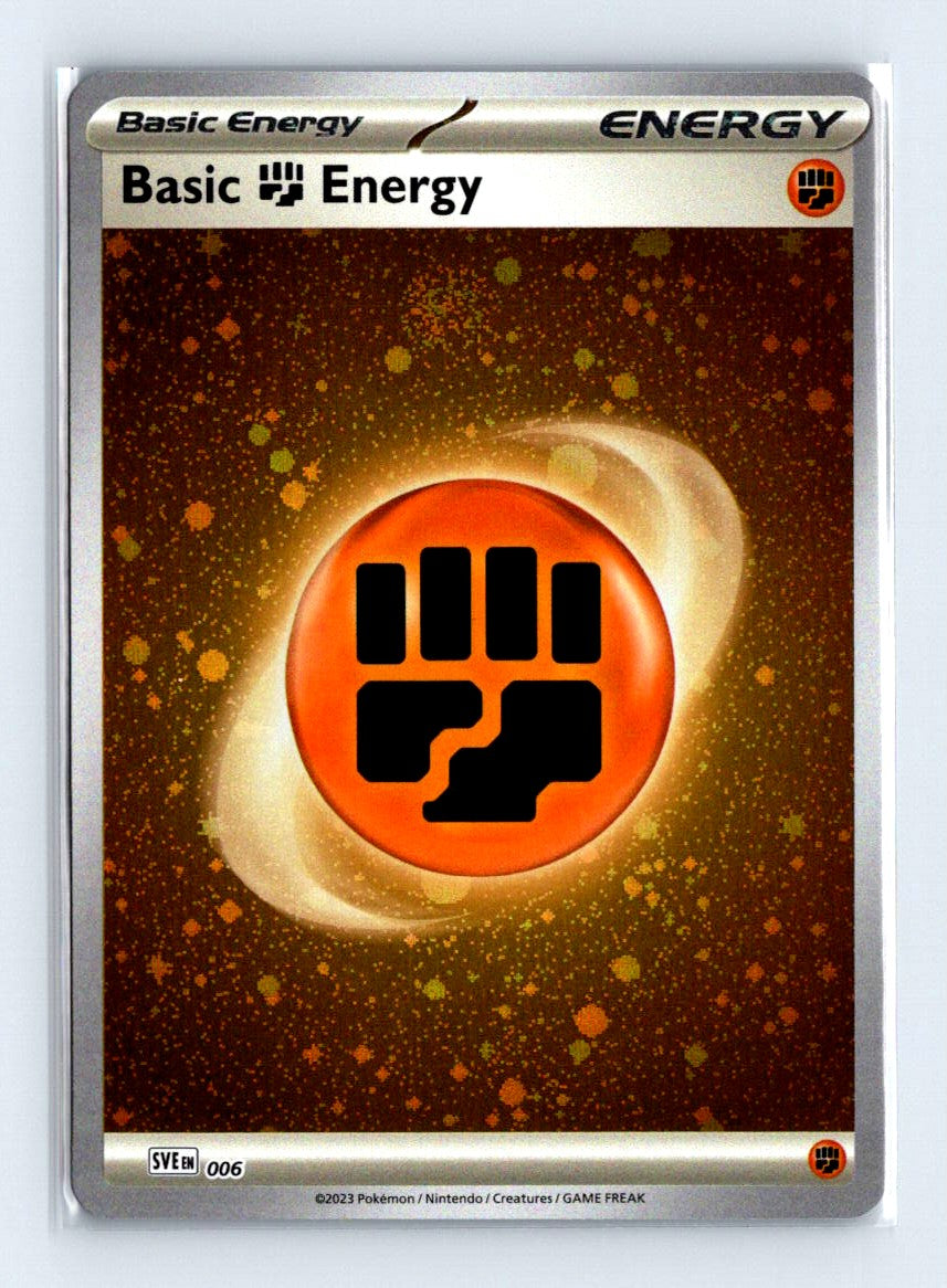 Fighting Energy Full Art Holo 2023 Scarlet & Violet Series - Scarlet & Violet - 151 Card # 6