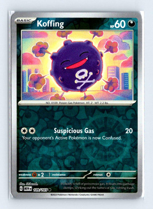 Koffing Reverse Holo 2023 Scarlet & Violet Series - Scarlet & Violet - 151 Card # 109