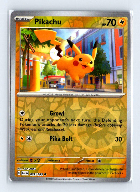 Pikachu Reverse Holo 2023 Scarlet & Violet Series - Trick or Trade 2023 Card # 62