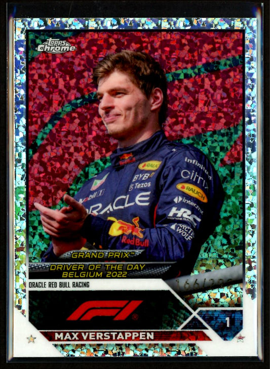 Max Verstappen Mini Diamond /299 2023 Topps Chrome F1 Card # 179