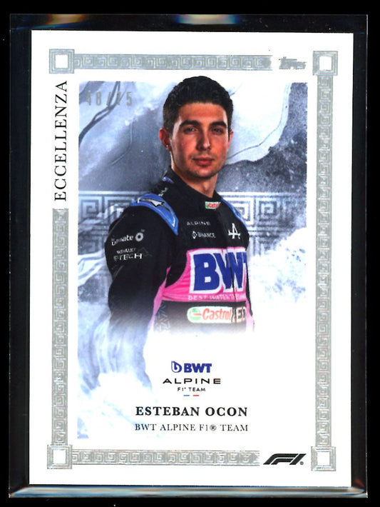 Esteban Ocon 2023 Topps Eccellenza Card