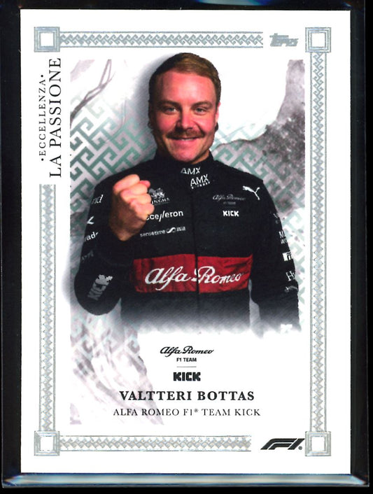 Valtteri Bottas La Passione 2023 Topps Eccellenza Card