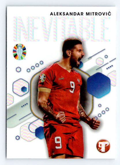 Aleksandar Mitrovic (b) 2023 Topps Pristine Road To UEFA Euro 2024 Card # IV-AM