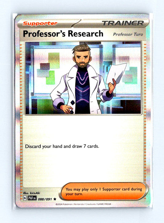 Professor's Research Holo 2024 Scarlet & Violet Series - Paldean Fates Card # 088/091