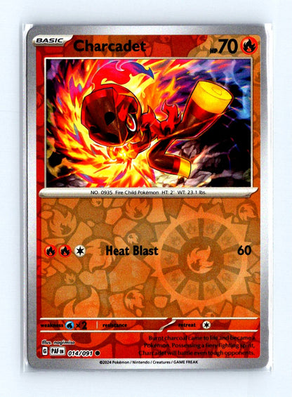 Charcadet Reverse Holo 2024 Scarlet & Violet Series - Paldean Fates Card # 014/091