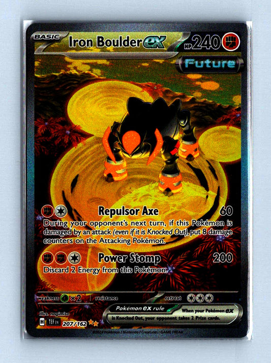 Iron Boulder Ex Full Art 2024 Scarlet and Voilet - Temporal Forces Card # 207/162