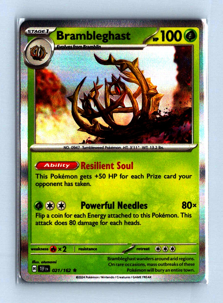 Brambleghast Holo 2024 Scarlet and Voilet - Temporal Forces Card # 021/162