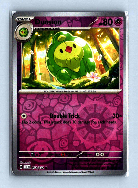 Duosion Reverse Holo 2024 Scarlet and Voilet - Temporal Forces Card # 071/162