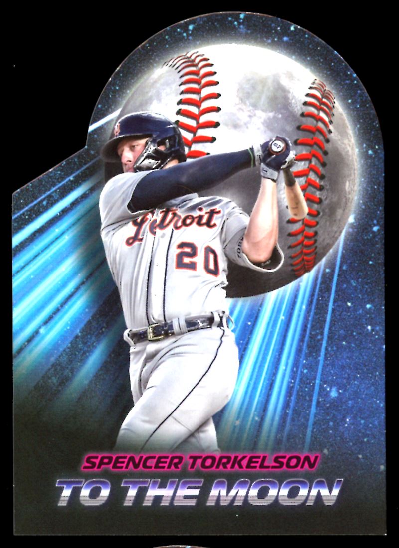 Spencer Torkelson Die-Cut 2024 Topps Big League Baseball To The Moon Card # TN-40