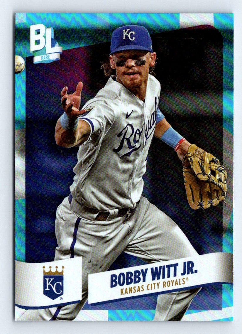Bobby Whitt Jr. Blue Foil 2024 Topps Big League Baseball Card # 260
