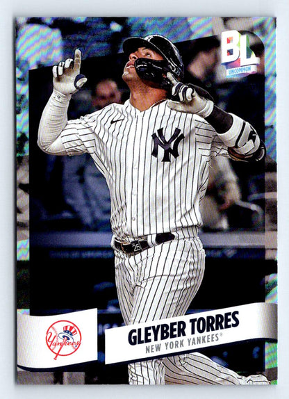 Gleyber Torres Rainbow Foil 2024 Topps Big League Baseball Card # 208
