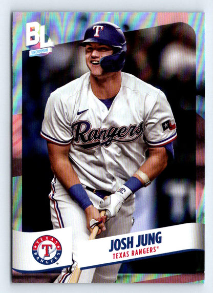 Josh Jung Rainbow Foil 2024 Topps Big League Baseball Card # 216