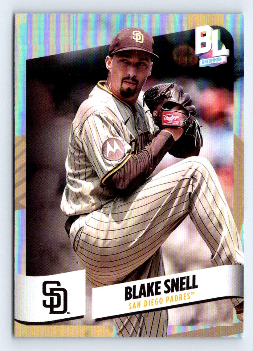 Blake Snell Rainbow Foil 2024 Topps Big League Baseball Card # 219