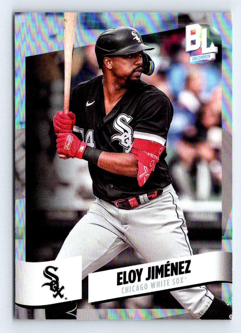 Eloy Jimenez Rainbow Foil 2024 Topps Big League Baseball Card # 221