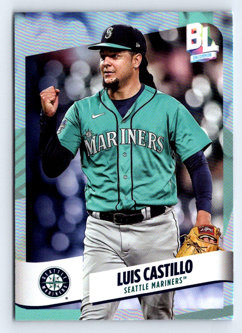 Luis Castillo Rainbow Foil 2024 Topps Big League Baseball Card # 233