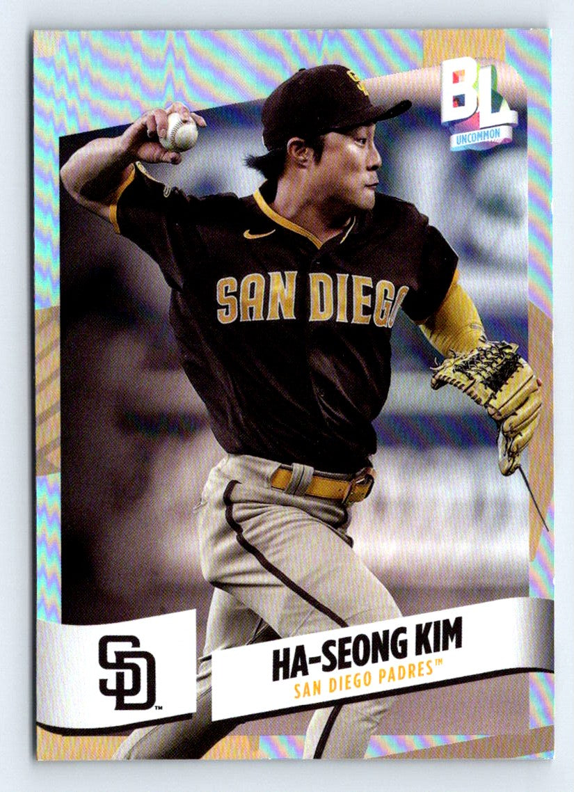 Ha-Seong Kim Rainbow Foil 2024 Topps Big League Baseball Card # 241
