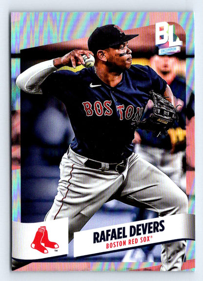 Rafael Devers Rainbow Foil 2024 Topps Big League Baseball Card # 242