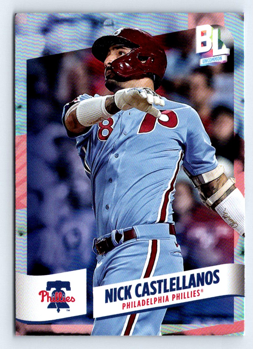 Nick Castlellanos Rainbow Foil 2024 Topps Big League Baseball Card # 243