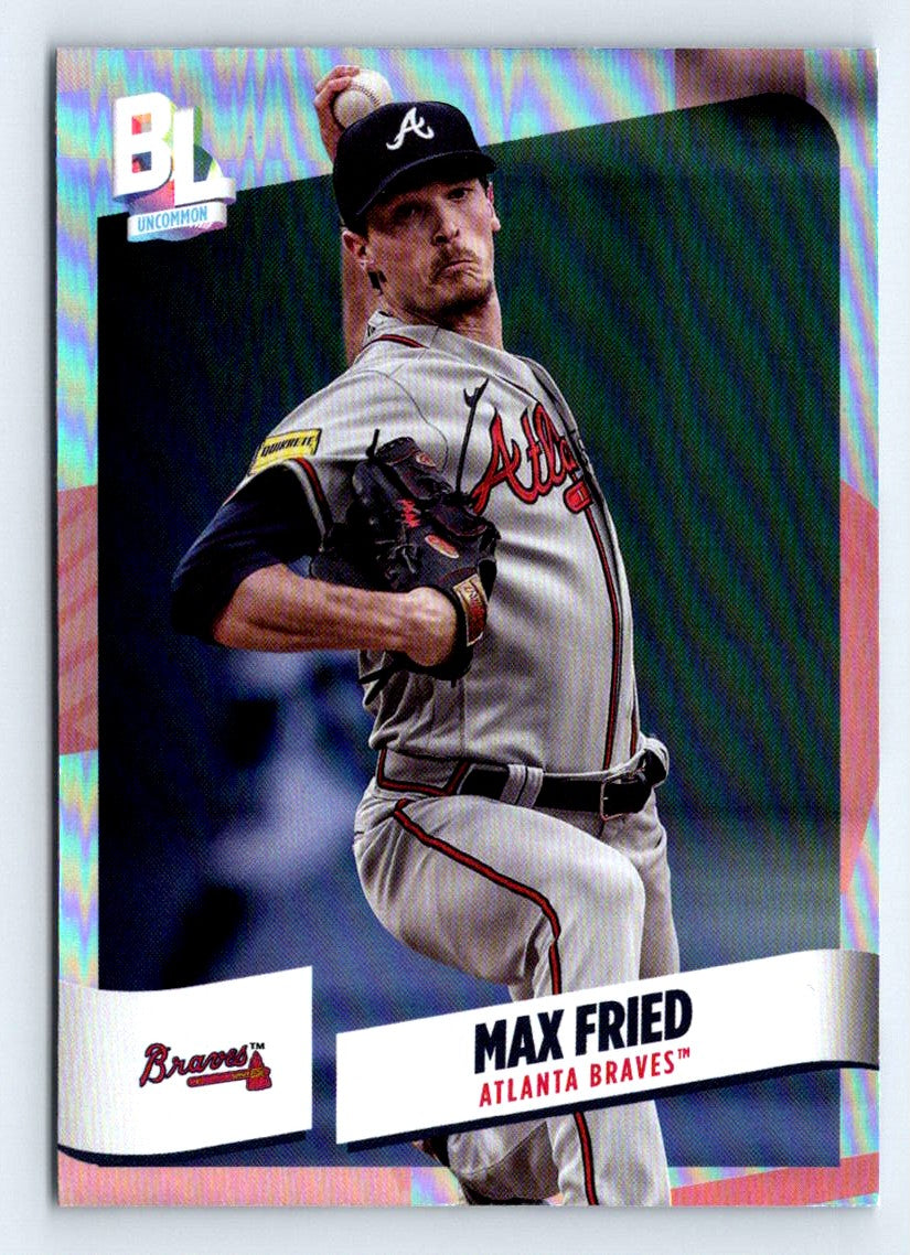 Max Fried Rainbow Foil 2024 Topps Big League Baseball Card # 250