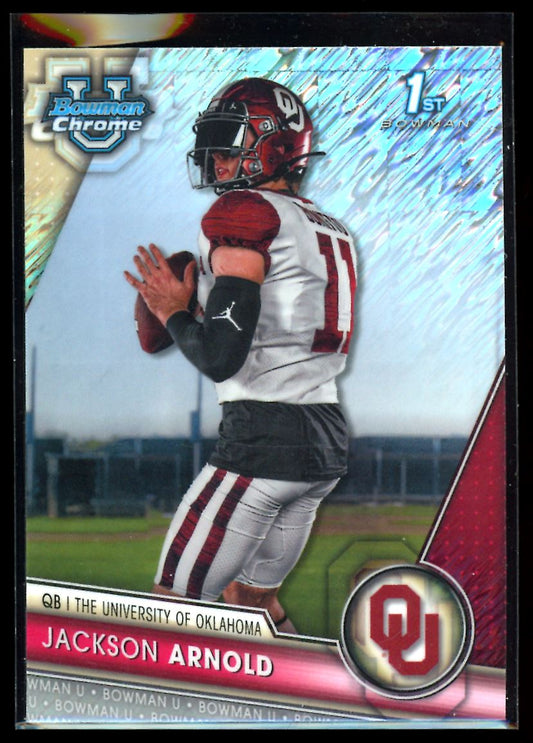 Jackson Arnold Shimmer 2023 Bowman U Chrome Rookie Card # 102