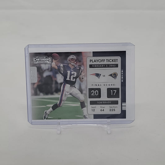 Tom Brady- Playoff Ticket 2021 Panini Contenders Insert PLT-TBR