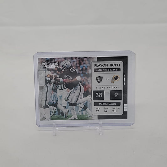 Marcus Allen - Playoff Ticket 2021 Panini Contenders Insert PLT-MAL