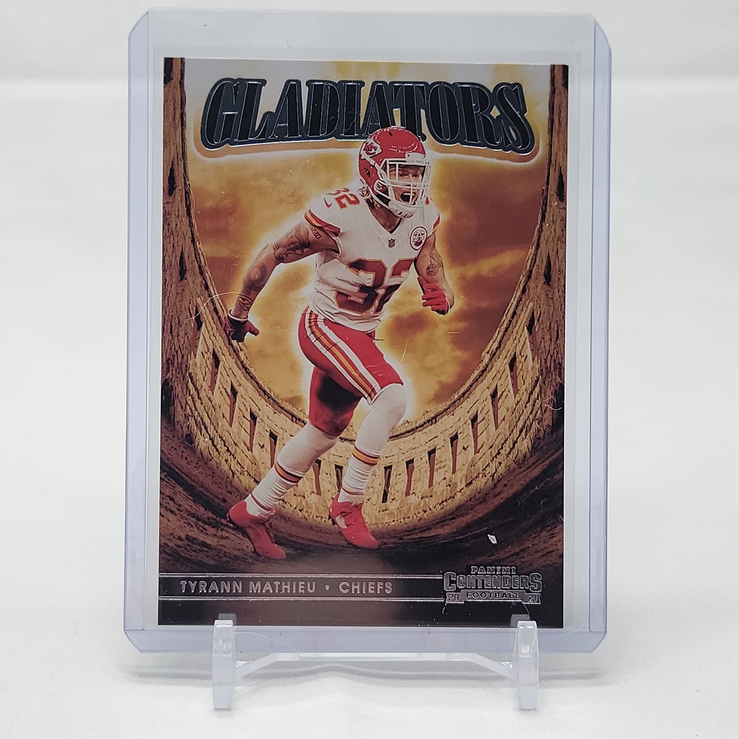 Tyrann Mathieu - GLADIATORS Panini Contenders 2021 Insert GLD-TMA