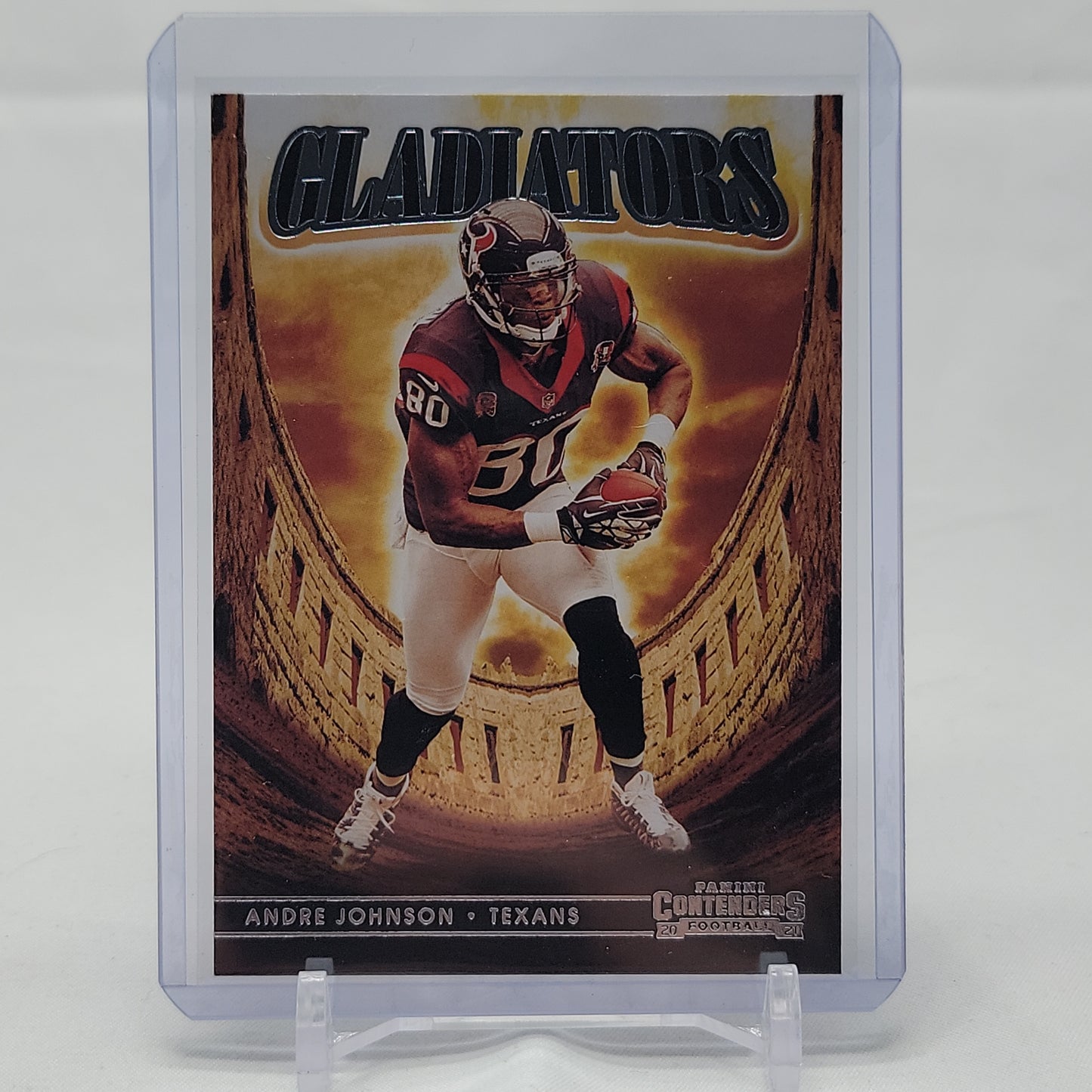 Andre Johnson - GLADIATORS Panini Contenders 2021 Insert GLD-AJO