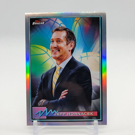 Jeff Hornacek Refractor Topps Finest Basketball Card #59