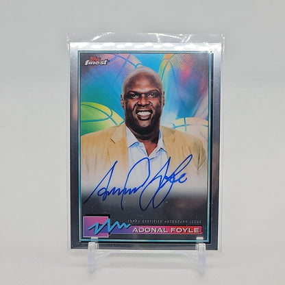 Adonal Foyle On Card Autograph Topps Finest Basketball Card FA-AF