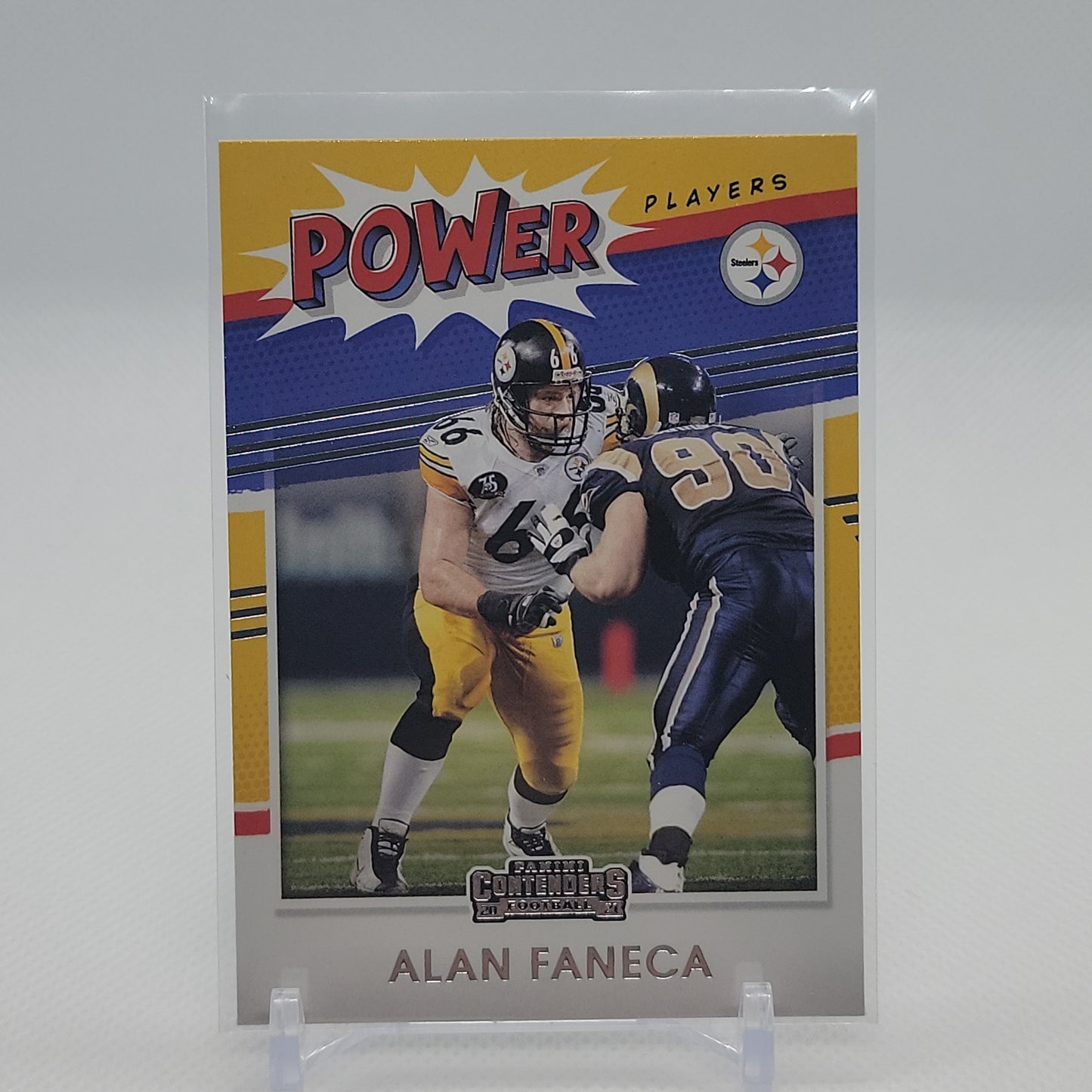 Alan Faneca - POWER Players Panini Contenders 2021 Insert PP-AFA