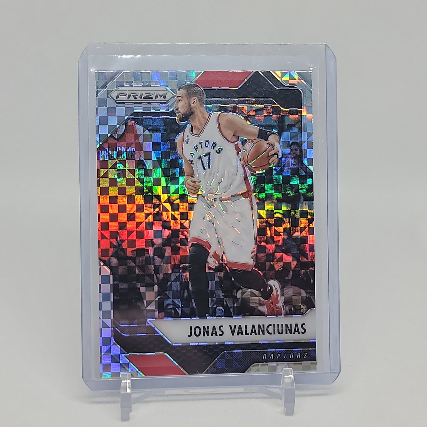 Jonas Valaniciunas Prizm Mosaic 2016-17 Card No. 213