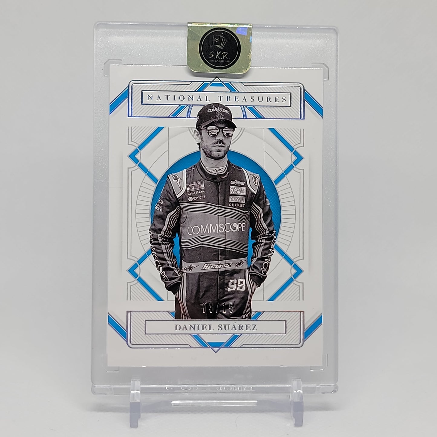 Daniel Suarez 03/15 National Treasures Panini 2021 Card No. 96