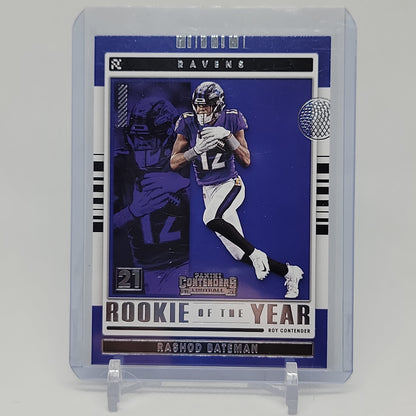 Rashod Bateman Rookie of the Year Panini Contenders 2021 Insert ROY-RBA