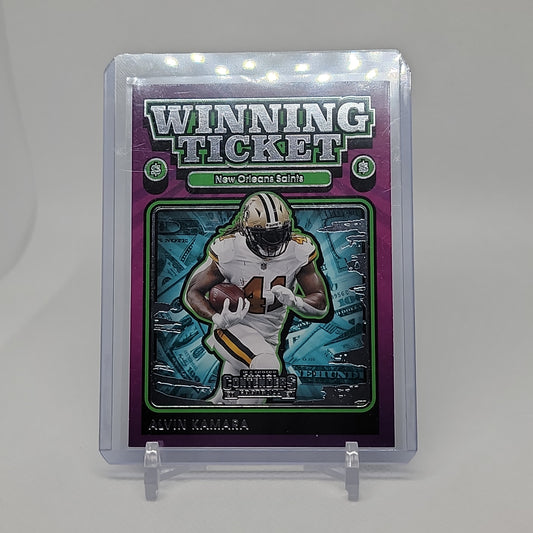 Alvin Kamara Winning Ticket Panini Contenders 2021 Insert WT-AKA