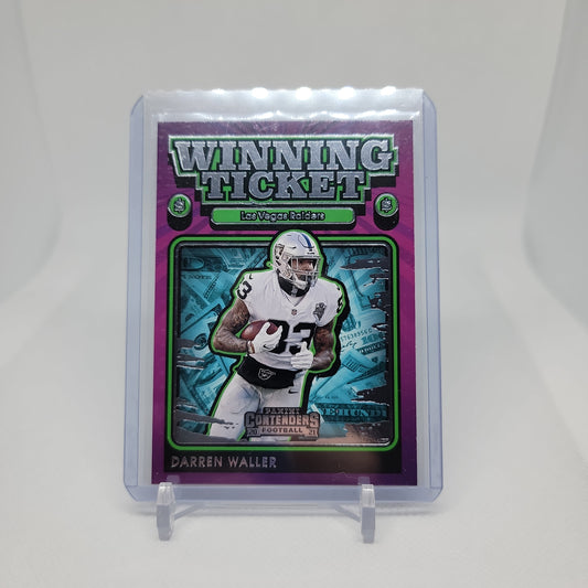 Darren Waller Winning Ticket Panini Contenders 2021 Insert WT-DWA