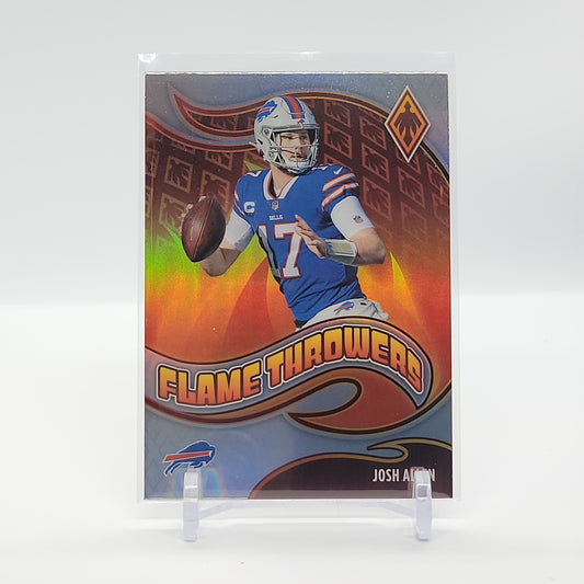 Josh Allen Flamethrowers 2021 Panini Phoenix Football Card No. FT-1