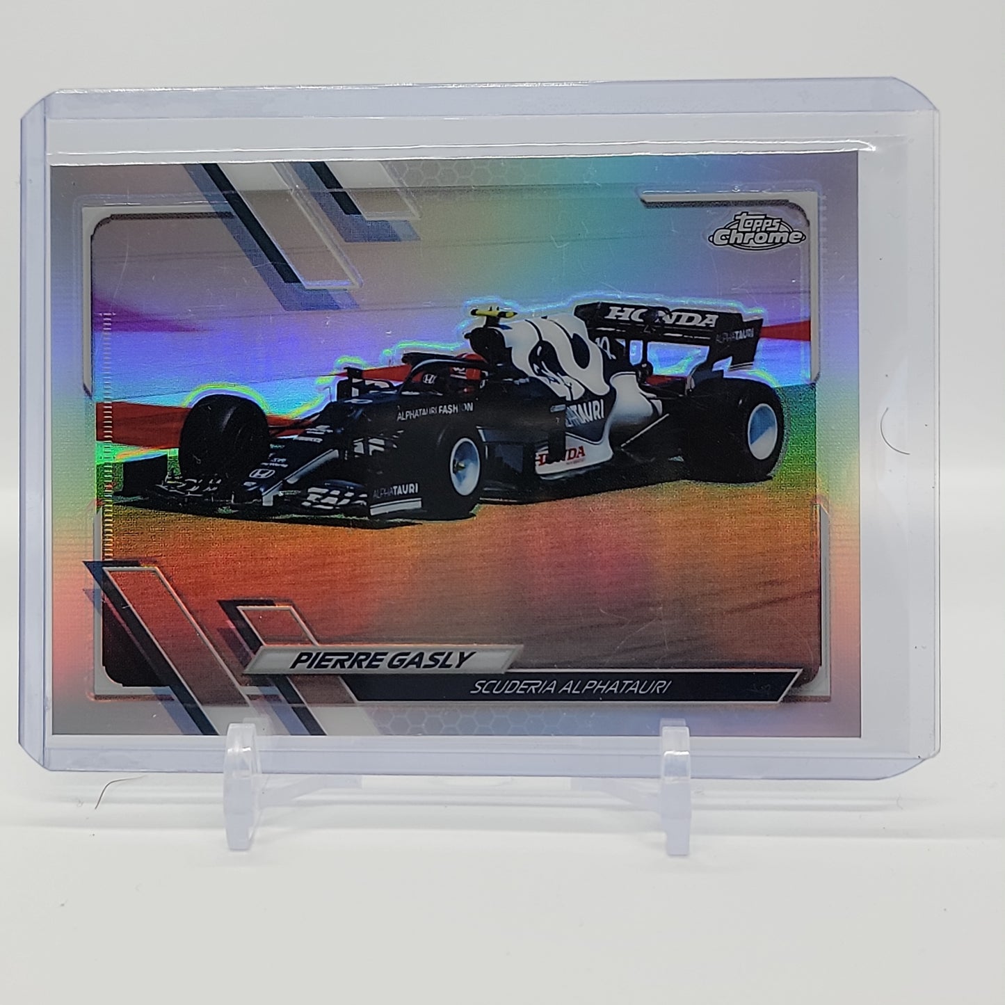 Pierre Gasly Refractor 2021 Topps Chrome Formula 1 Card #108
