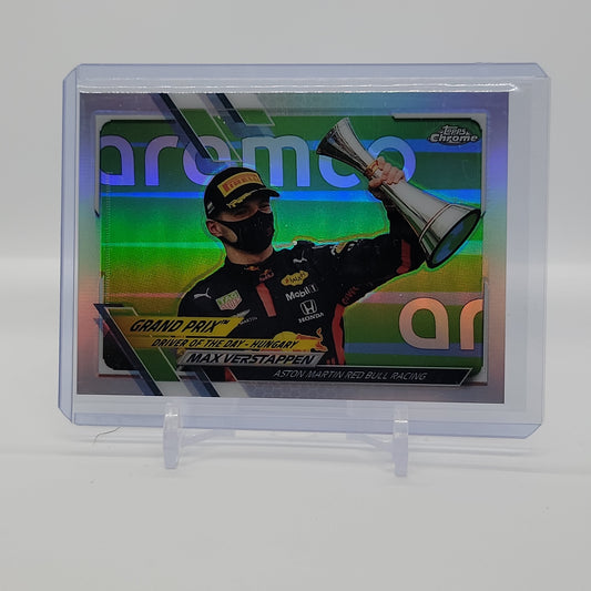 Max Verstappen Refractor 2021 Topps Chrome Formula 1 Card #168