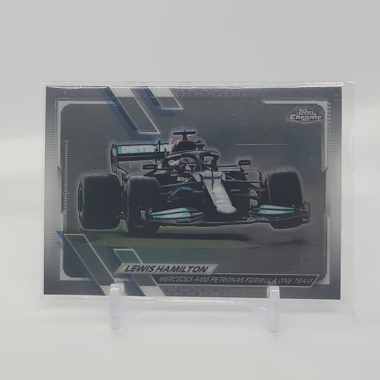 Lewis Hamilton Topps Chrome Formula 1 Base Card #96