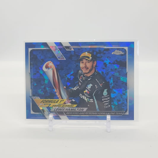 Lewis Hamilton 2021 Topps Chrome SAPPHIRE Formula 1 Base Card #171