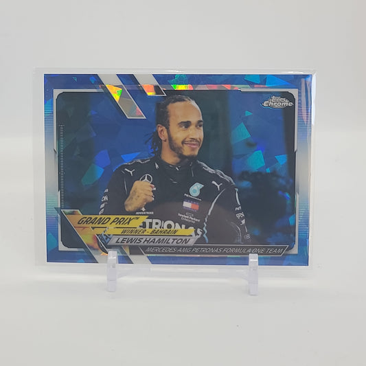 Lewis Hamilton 2021 Topps Chrome SAPPHIRE Formula 1 Base Card #152