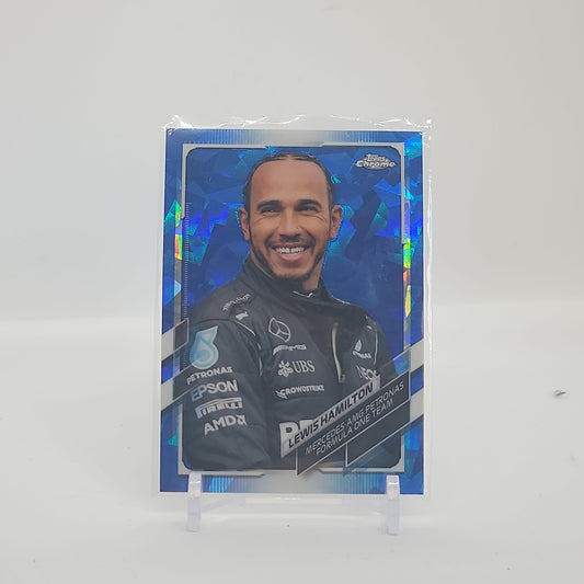 Lewis Hamilton Topps Chrome SAPPHIRE Formula 1 Base Card #50